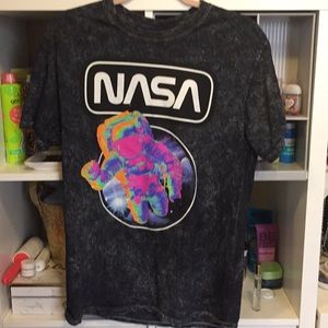 “Acid-washed” NASA Tee